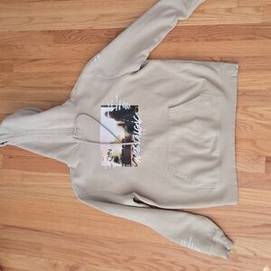 H&M Beige Nostalgic Hoodie Womens